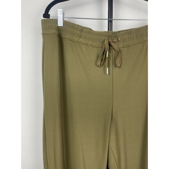 Joie Green Pants Pull On Drawstring Waist with Pockets Women's Size XL - Picture 2 of 8